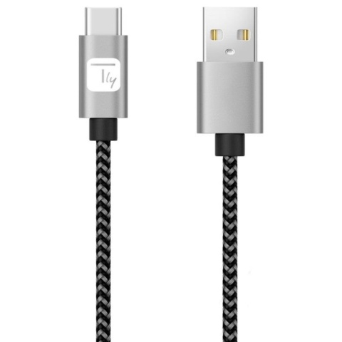 Kabel Techly USB 2.0 USB-A na USB-C 1m M/M 3A