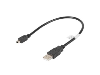 Kabel USB 2.0 Lanberg mini AM-BM5P(CANON) 0,3m czarny