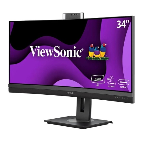 Monitor ViewSonic 34" VG3457CV MVA UWQHD 100Hz 2xHDMI DP HUB RJ45 głośniki