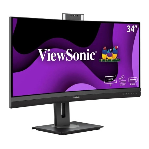 Monitor ViewSonic 34" VG3457CV MVA UWQHD 100Hz 2xHDMI DP HUB RJ45 głośniki