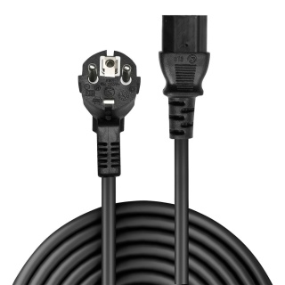 Kabel zasilający LINDY Schuko to IEC C13 3m czarny