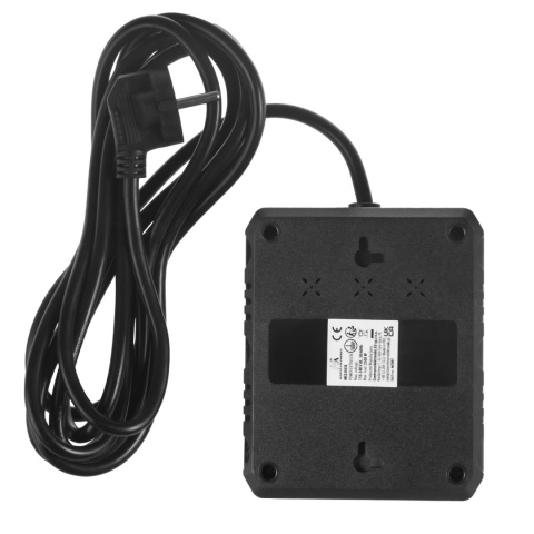 Listwa zasilająca Maclean MCE388 B, przedłużacz 2 gniazda + 3xUSB, 110-240V AC 50/60Hz, 2.1A max 2500W, 3 m, czarna