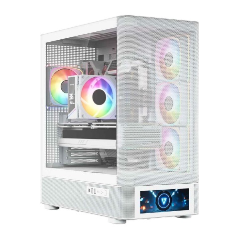 Obudowa Modecom Volcano AQ500 ARGB MIDI biała