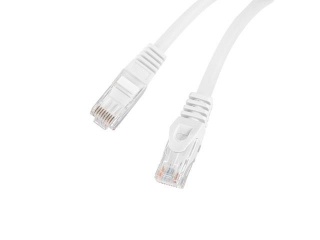 Patchcord Lanberg UTP kat.6 0,25m LSZH CU fluke passed biały