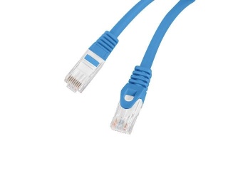 Patchcord Lanberg UTP kat.6 2m LSZH CU fluke passed niebieski