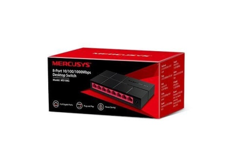 Switch niezarządzalny Mercusys MS108G 8x 10/100/1000Mb/s