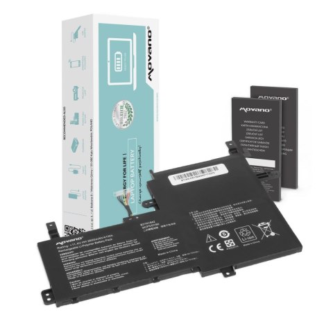Bateria Movano do notebooka Asus Vivobook K513E, M513I, S513E, V531FA, X531F, B31N1842 (11.4V) (3600 mAh)