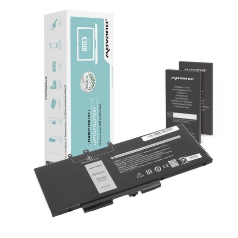Bateria Movano do notebooka Dell Latitude 5280, 5480, 5490, 5590, GJKNX (7.4V-7.6V) (8500mAh)