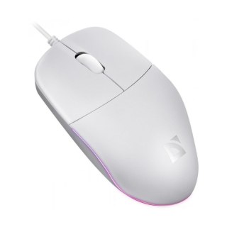 Mysz przewodowa Defender AZORA MB-241 OPTICAL 1200dpi 3P biała kabel 1.8 m