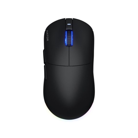 Mysz bezprzewodowa Hator QUASAR 3 HTM730 optyczna 12000dpi 2.4 GHz + Bluetooth AKUMULATOR 6 przycisków Gaming RGB PixArt PMW 331