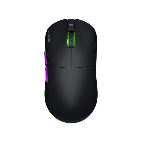 Mysz bezprzewodowa Hator QUASAR 3 ULTRA HTM770 8K optyczna 30000dpi 2.4 GHz + Bluetooth AKUMULATOR 6 przycisków Gaming RGB PixAr