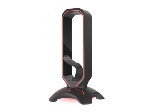 Hub USB Genesis VANAD 500 + Mouse Bungee + uchwyt na słuchawki podświetlenie