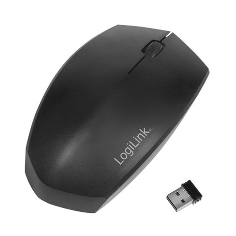 Mysz bezprzewodowa LogiLink ID0191 dwa tryby 2,4 GHz i BT 4.2, ergonomiczna, czarna