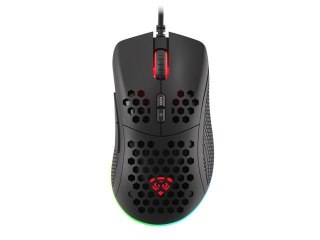 Mysz przewodowa Genesis Krypton 555 optyczna Gaming 8000DPI RGB czarna