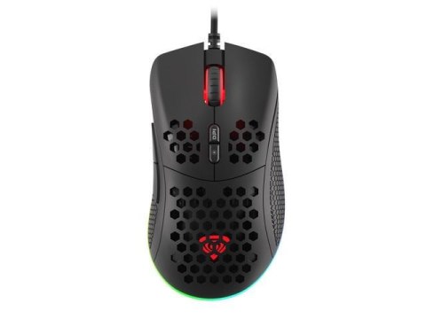 Mysz przewodowa Genesis Krypton 555 optyczna Gaming 8000DPI RGB czarna