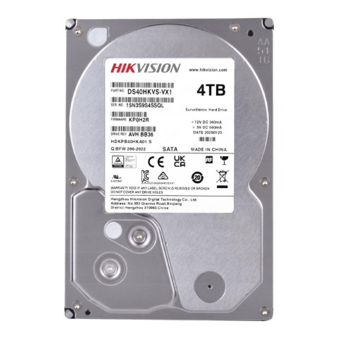 Dysk HIKVISION DS40HKVS-VX1 4TB 3,5" 5400 128MB SATA III