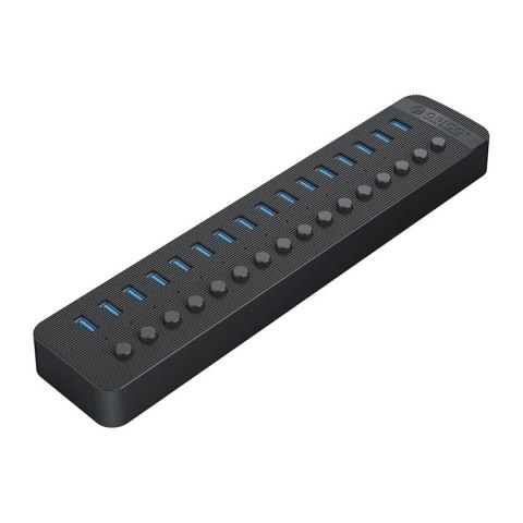 HUB USB-A Orico CT2U3-16AB-EU-BK-BP aktywny 16x USB-A 5Gbps BC 1.2 78W czarny