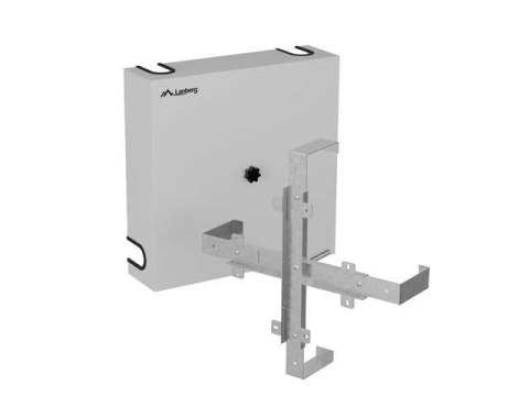 Stelaż zapasu kabla Lanberg 400x400 szary