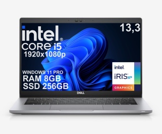 13" Dell 5320 Core i5 11GEN 8GB 256SSD A-