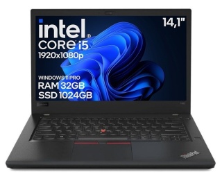 Laptop Lenovo ThinkPad T480 Core i5 8GEN 32GB 1TB SSD Win11 A-